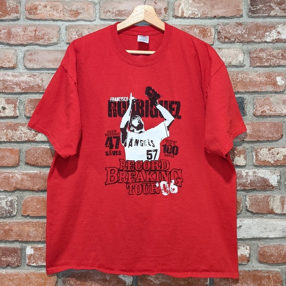 MLB Angels Francisco Rodriguez K-Rod record breaking t-shirt - Picture 1 of 5